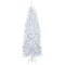 Northlight 6.5’ Pre-Lit Slim Geneva White Spruce Artificial Christmas Tree, Blue Lights